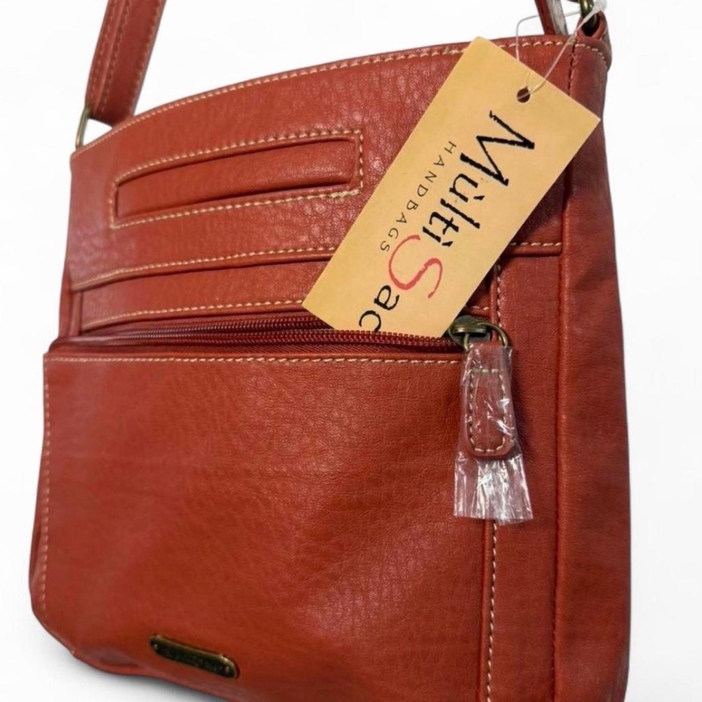 MultiSac Women's Elegant Shoulder Bag - Rich Orange